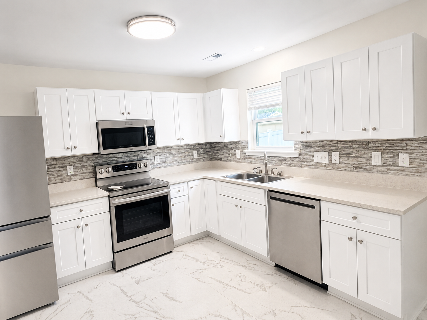 Remodeled kitchen by A&S Painting & Remodeling